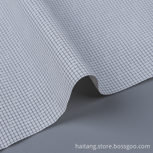 STOCK Check Bamboo fabric Anti-wrinkle Polyester Fabric